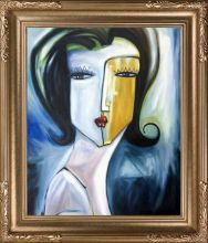 Trinh Reproduction Pre-Framed