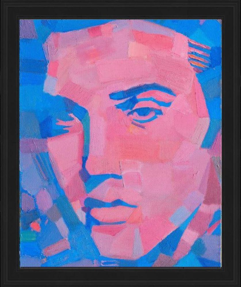 Elvis Pre-framed - Black Gallery