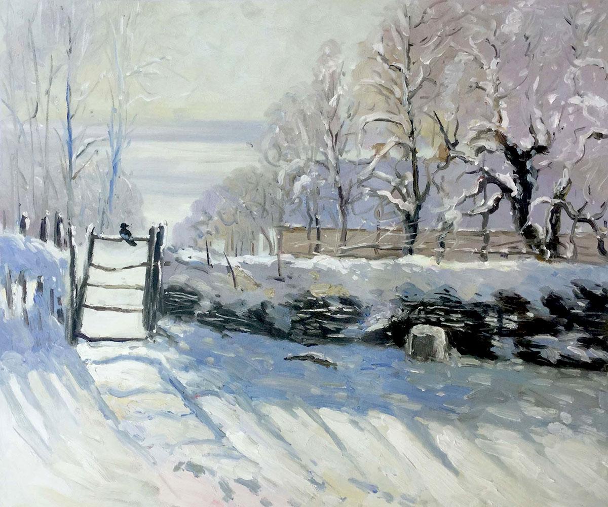 Claude Monet - The Magpie
